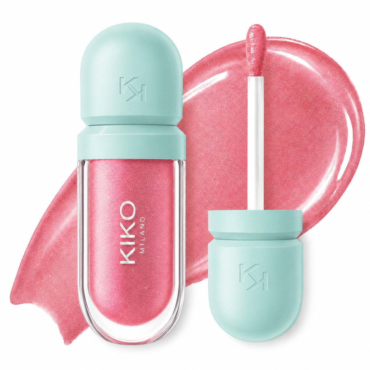 Tono 02 – Rosa Chicle Suave | 3D Hydra Lipgloss Kiko Milano