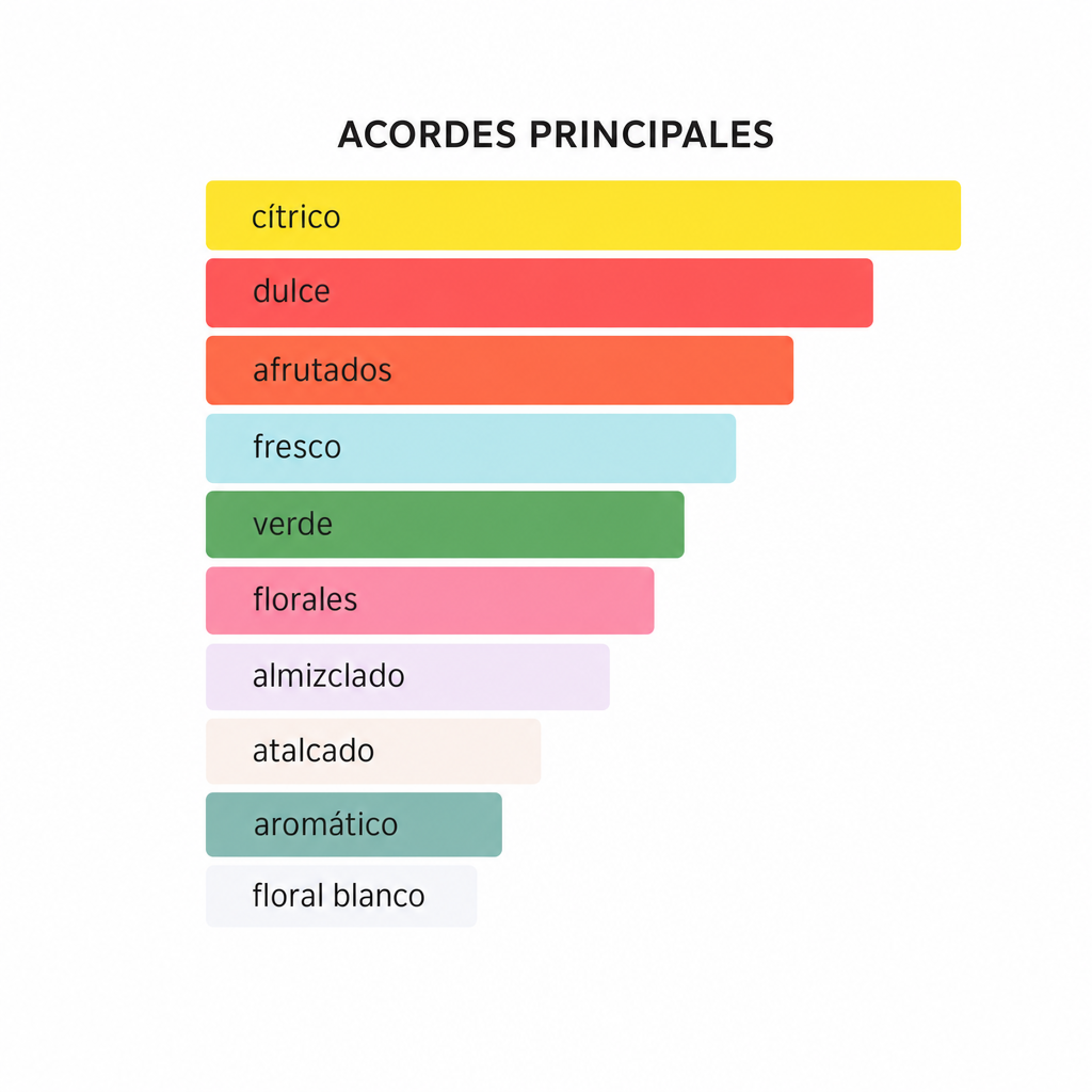 BON BON ARMAF 100 ML - Escala de notas olfativas