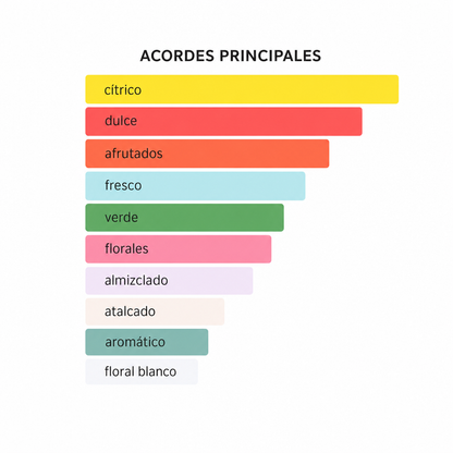 BON BON ARMAF 100 ML - Escala de notas olfativas
