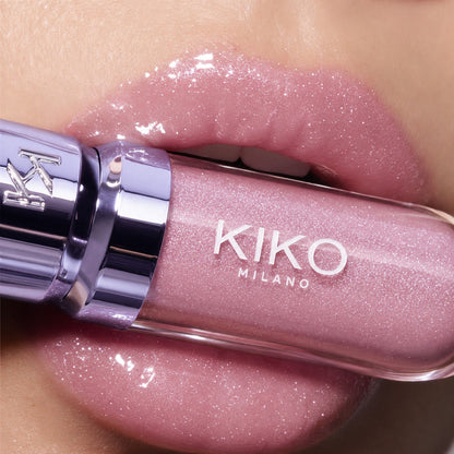 Tono 43  – Rosa lila con destellos - 3D Hydra Lipgloss Kiko Milano