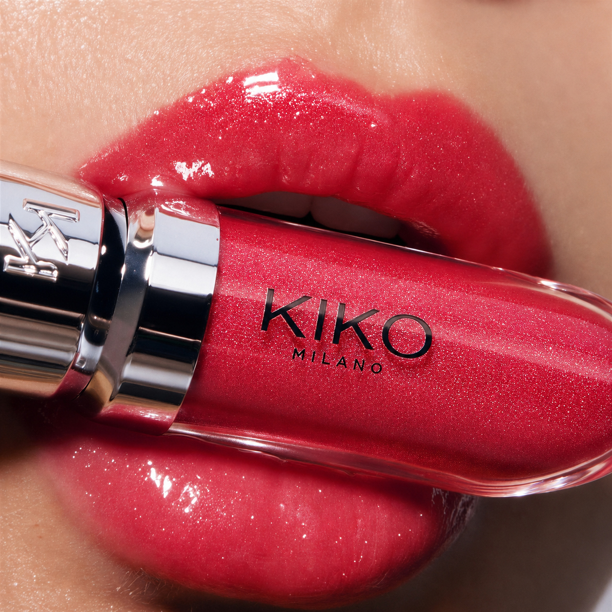 Tono 10  – Rojo Frambuesa| 3D Hydra Lipgloss Kiko Milano