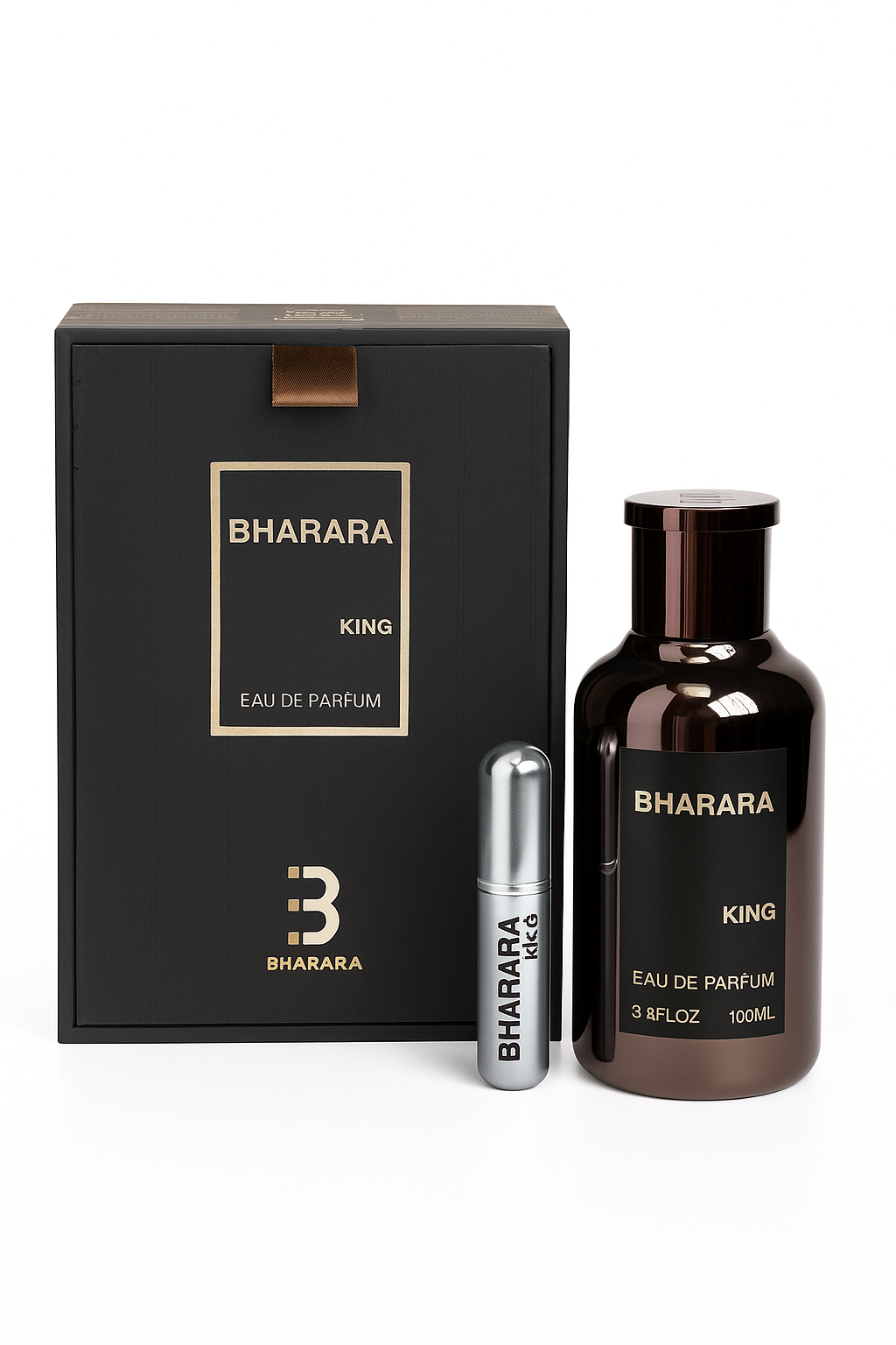 King Bharara unisex estuche lujo + perfumero 100ML
