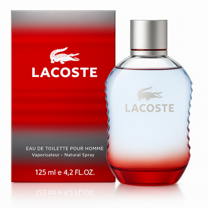 Lacoste Red De Toilette 125 ml