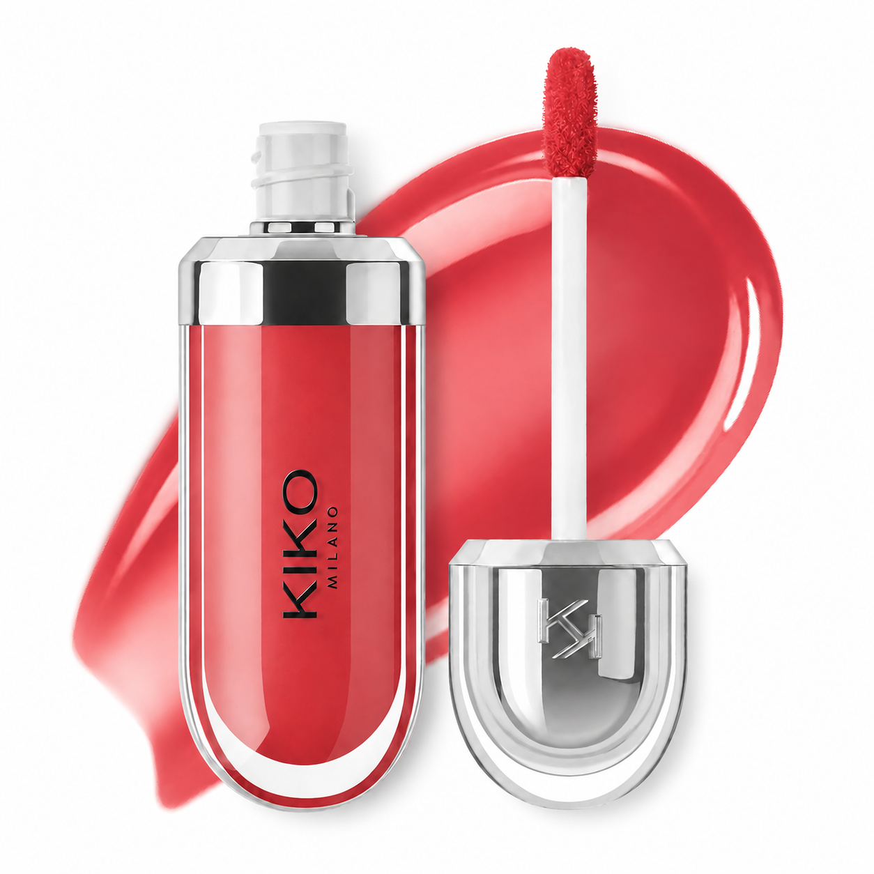 Tono 15  – Rojo Tenue | 3D Hydra Lipgloss Kiko Milano