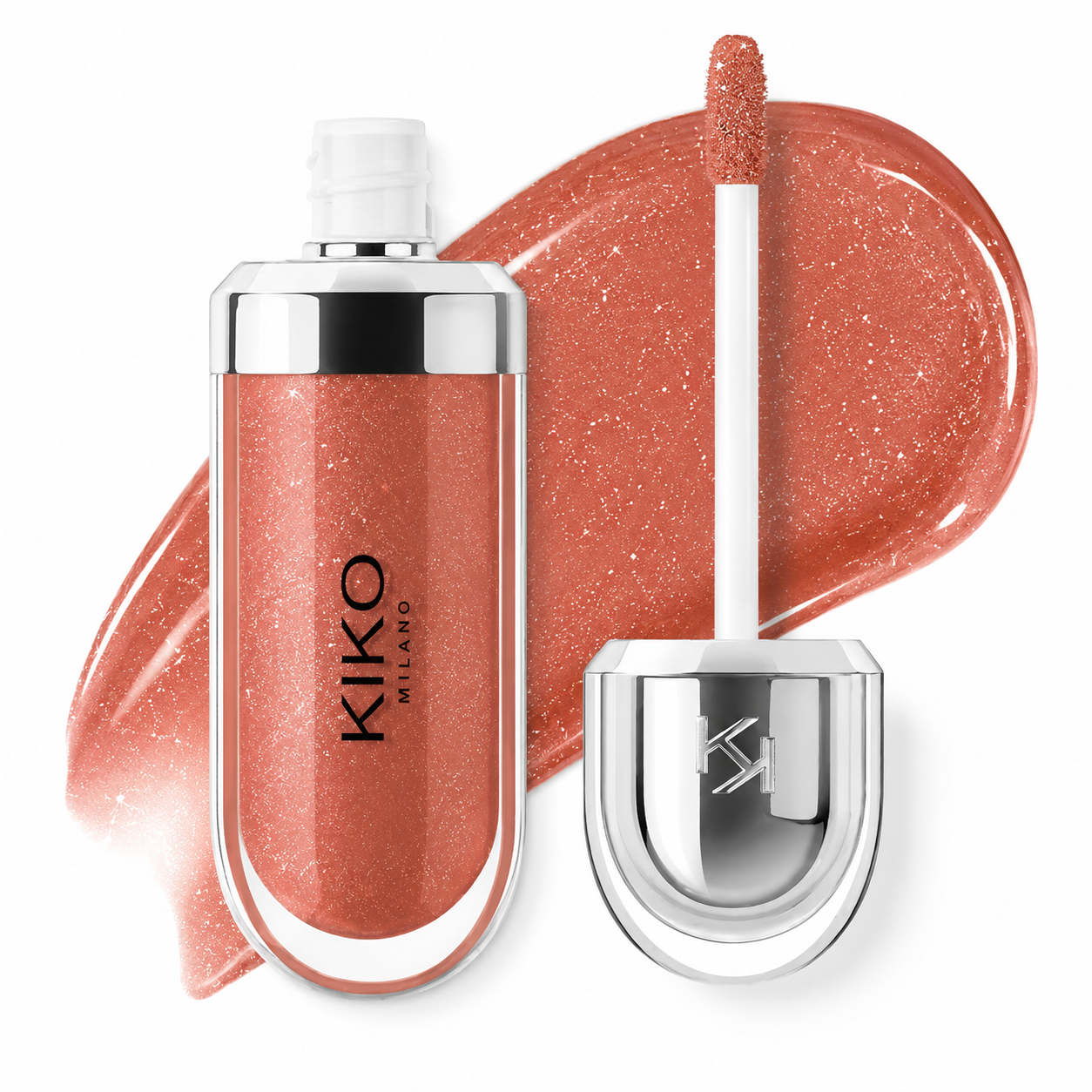 Tono 35 – Terracota Canela | 3D Hydra Lipgloss Kiko Milano