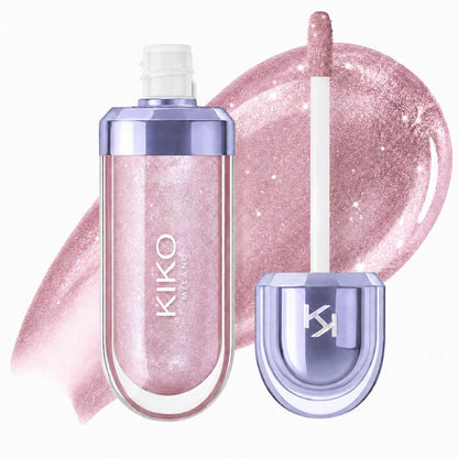 Tono 43  – Rosa lila con destellos - 3D Hydra Lipgloss Kiko Milano