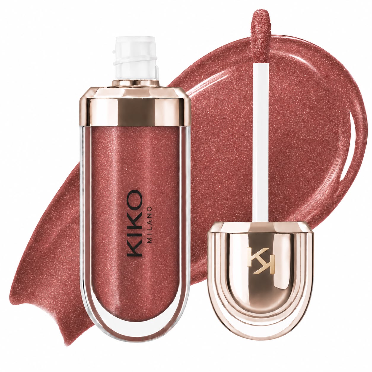 Tono 45 | Rosa Moka | 3D Hydra Lipgloss Kiko Milano