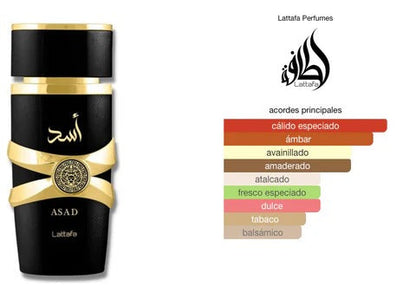 Yara Asad Negro Lattafa Perfumes  100ML