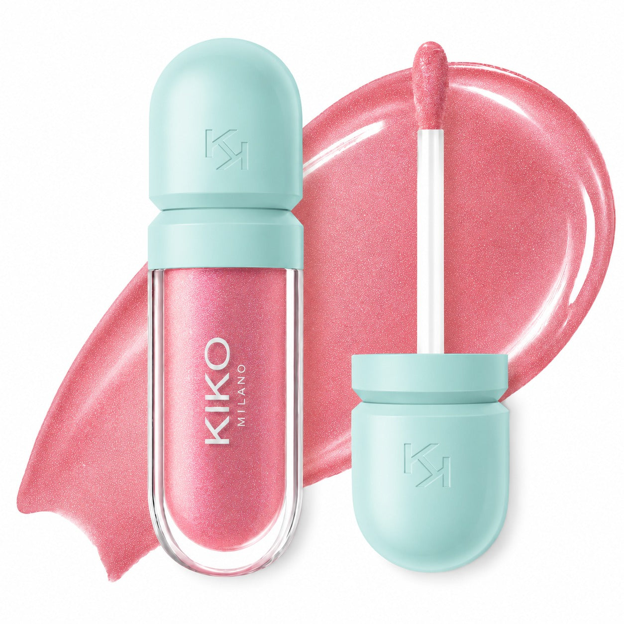 Tono 02 – Rosa Chicle Suave | 3D Hydra Lipgloss Kiko Milano