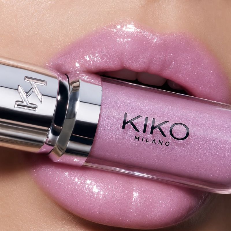 Tono 05 – Rosa Claro Escarchado  | 3D Hydra Lipgloss Kiko Milano