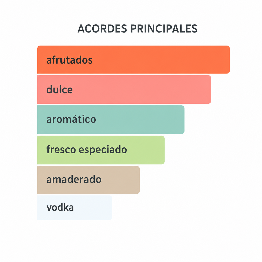 VULCAN BAIE 100 ML - Escala de notas olfativas
